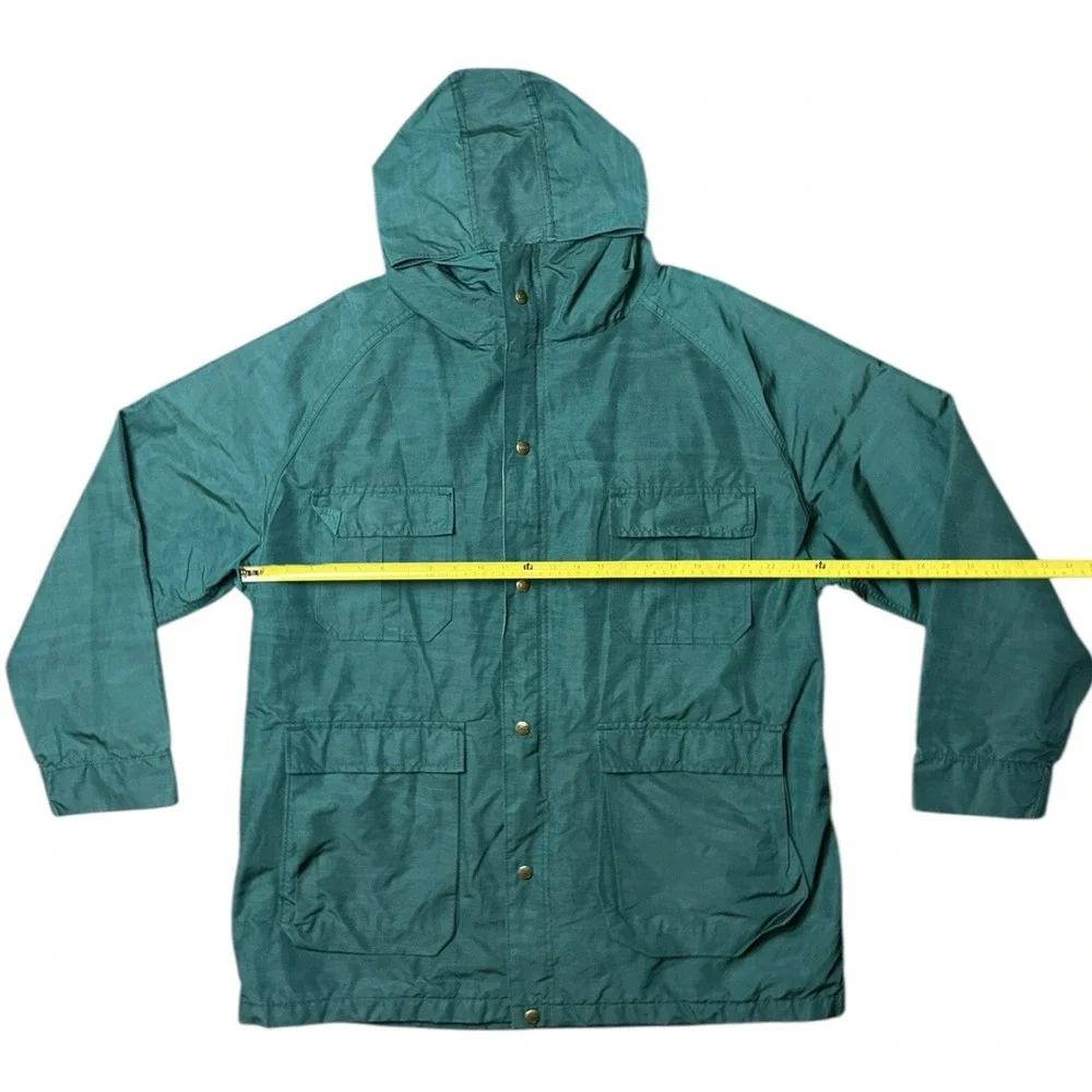 VTG  Woolrich Chore Coat/Jacket Full Zip Teal Mens Sz XL USA‎ Made Pockets - Picture 6 of 16